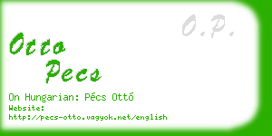 otto pecs business card