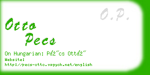 otto pecs business card